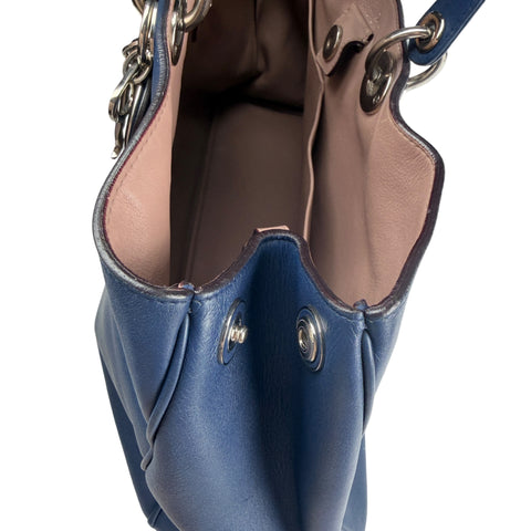 Dior Calfskin Diorissimo Medium Blue
