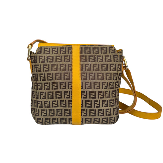 Fendi Zucchino FF Messenger Bag