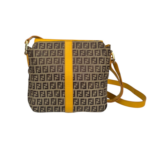 Fendi Zucchino FF Messenger Bag