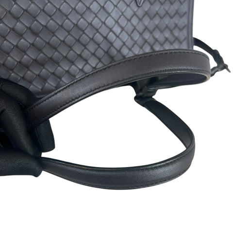 Bottega Veneta Nappa Intrecciato Medium Monaco Satchel Black