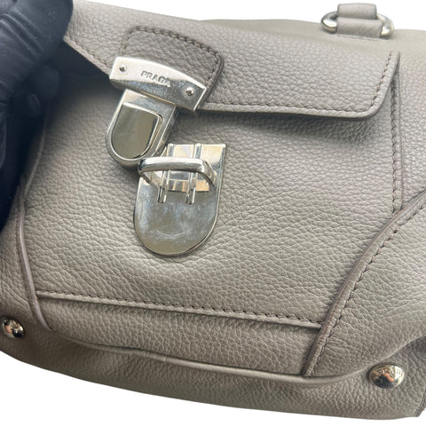 Prada Vitello Daino Zip Top satchel