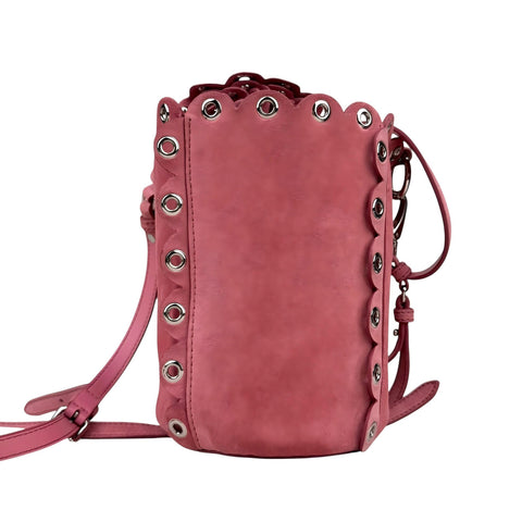 Miu Miu Embellished Scalloped Bucket Bag