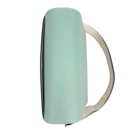 Marni Medium Colorblocked Leather Trunk Shoulder and Crossbody Bag