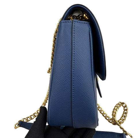 Prada PradaSaffiano Pattina Flap Shoulder Bag