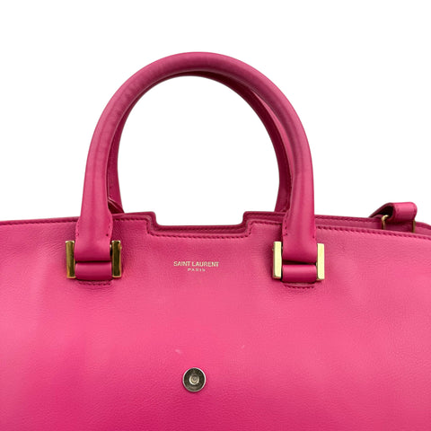 Saint Laurent Petit Cabas Y-line Shoulder Bag Pink