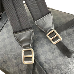 Pre-owned louis-vuitton-damier-graphite-josh-backpack-black-front