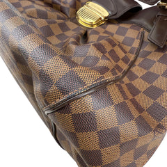 Pre-owned louis-vuitton-sistina-damier-ebene-canvas-shoulder-bag-front