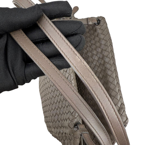 Bottega Veneta Brown Intrecciato Cesta Tote Dark brown