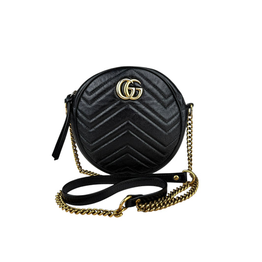 Gucci GG Marmont Mini Round Shoulder Bag