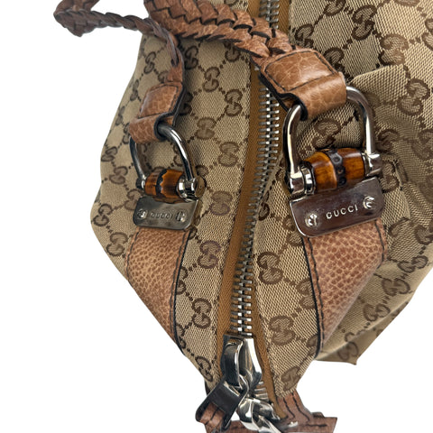 Gucci GG Canvas Bamboo Bar Large