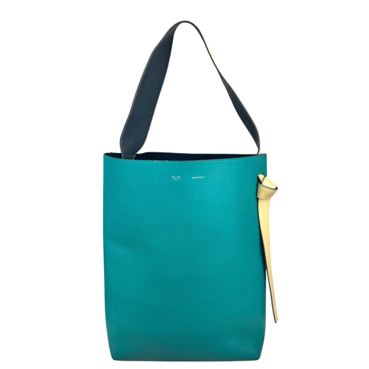Celine Hobo in Blue Leather