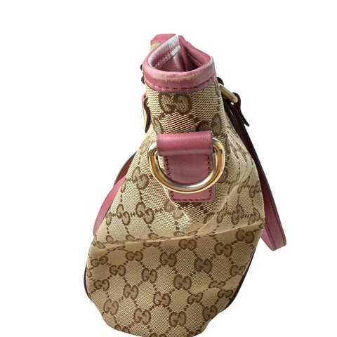 Gucci GG Monogram Medium Joy Tote Peonia Flower