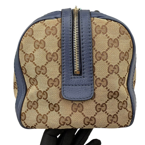 Gucci Small GG Canvas Web Joy Boston Bag satchel