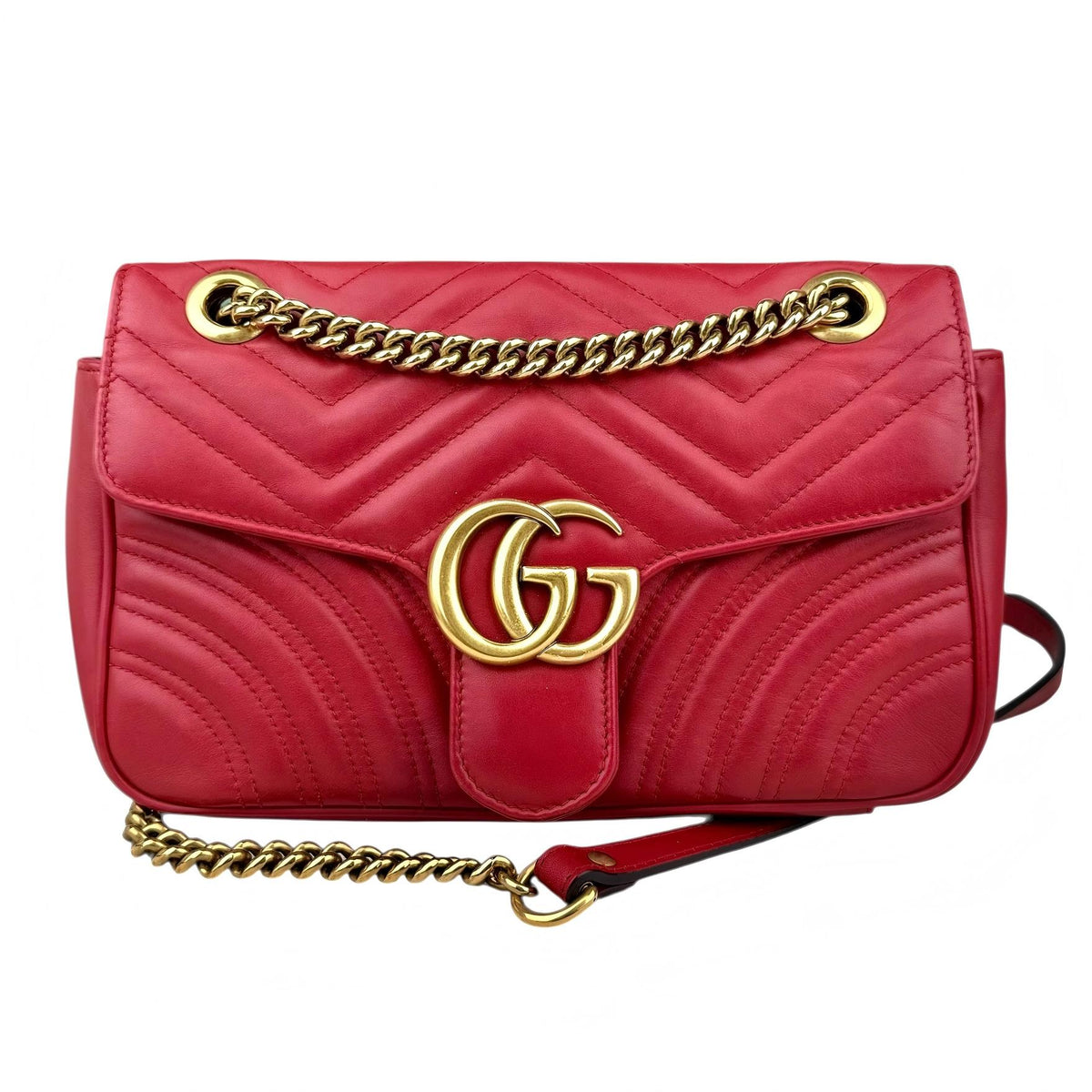Gucci Marmont Red Shoulder Bag
