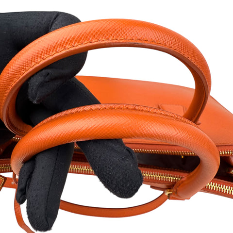 Prada Galleria Saffiano leather bag Orange
