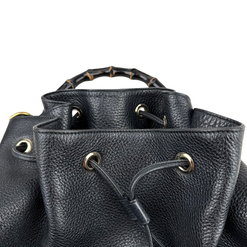 Gucci Bamboo Top Handle leather handbag