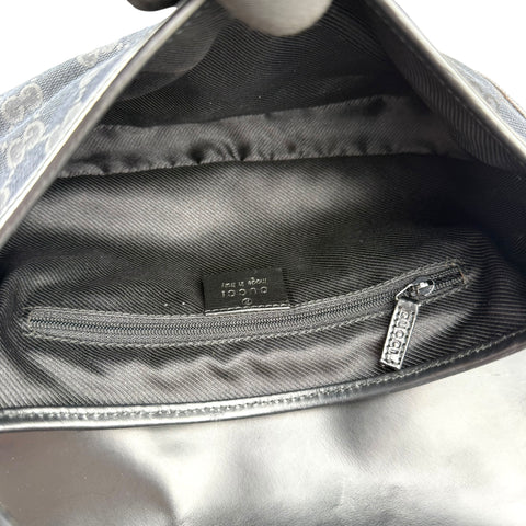 Gucci Jackie Flap in Black GG Canvas