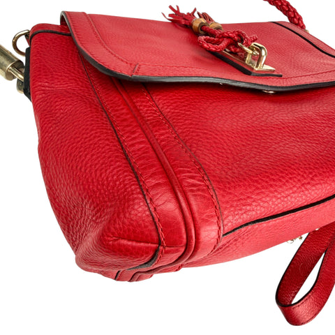 Gucci Leather Bella Shoulder Bag Red