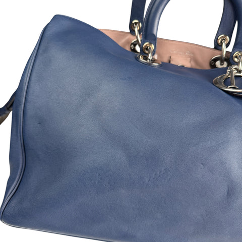 Dior Calfskin Diorissimo Medium Blue