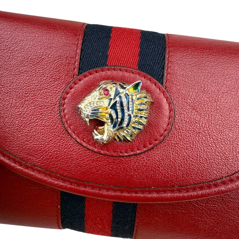 Gucci Red Rajah Leather Crossbody Bag Brown Multiple colors