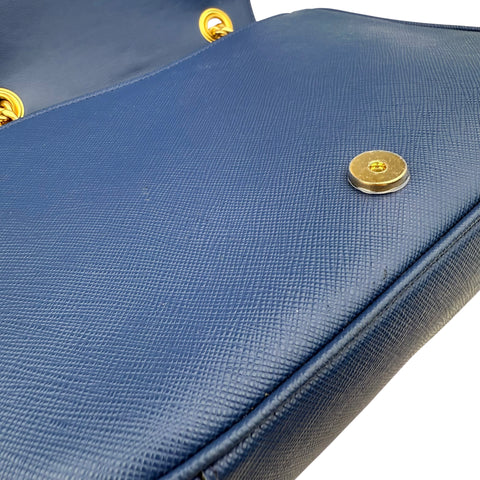 Prada PradaSaffiano Pattina Flap Shoulder Bag