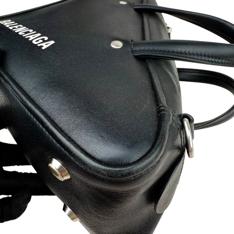 Balenciaga Triangle Leather Handbag with Logo