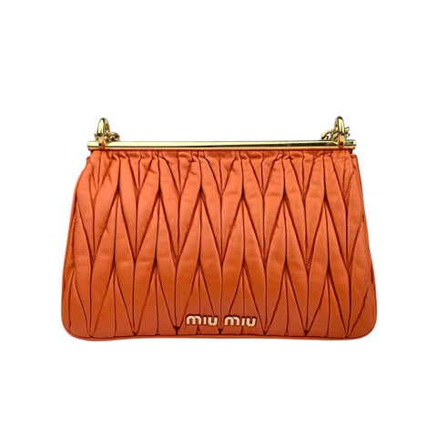 Miu Miu nappa chain flap crossbody