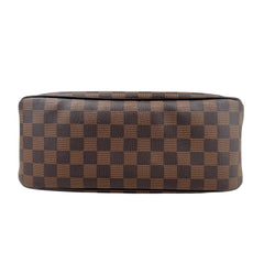 Pre-owned louis-vuitton-besace-roseberry-brown-leather-shoulder-bag-front