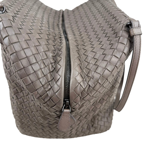 Bottega Veneta Brown Intrecciato Cesta Tote Dark brown