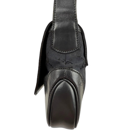 Gucci Jackie Flap in Black GG Canvas