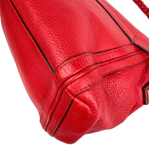 Gucci Leather Bella Shoulder Bag Red