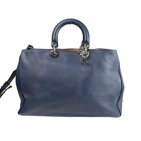 Dior Calfskin Diorissimo Medium Blue