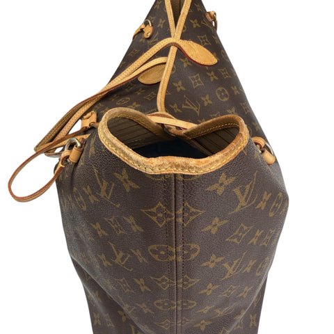 Louis Vuitton Neverfull Tote Bag Monogram Brown