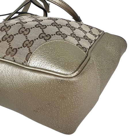 Gucci GG Canvas Tote Bag- Brown Satchel