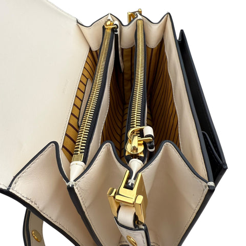 Marni Medium Colorblocked Leather Trunk Shoulder and Crossbody Bag