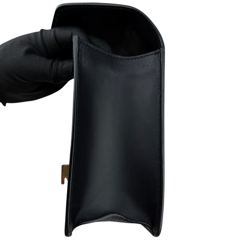 Gucci Sylvie Black Leather crossbody Bag Handbag