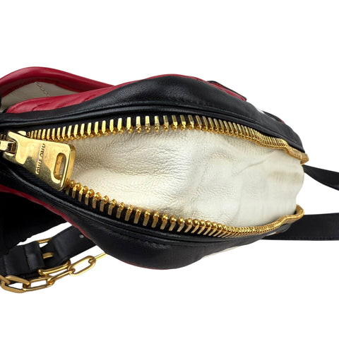 Miu Miu Confidential napa Biker bag