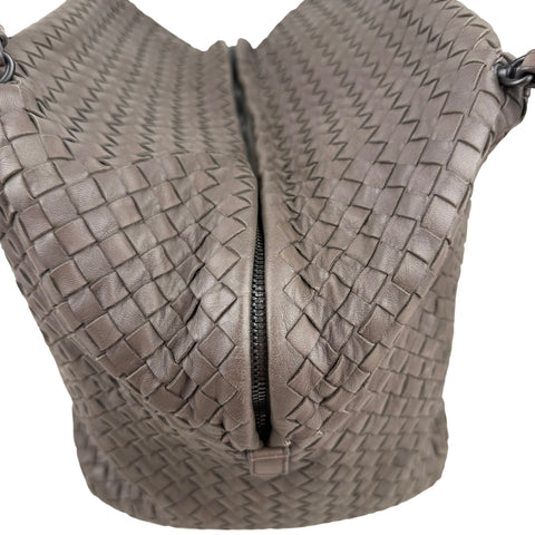 Bottega Veneta Brown Intrecciato Cesta Tote Dark brown