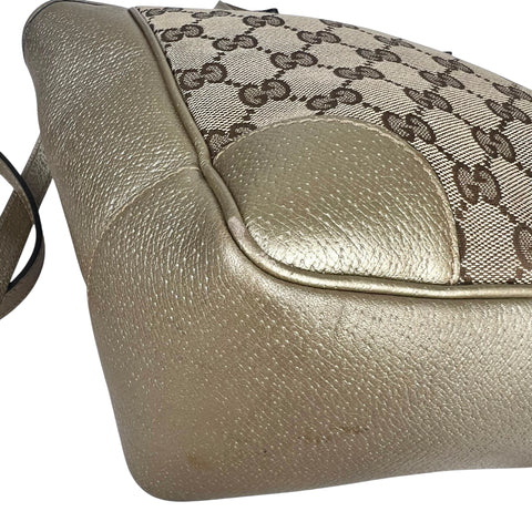 Gucci GG Canvas Tote Bag- Brown Satchel