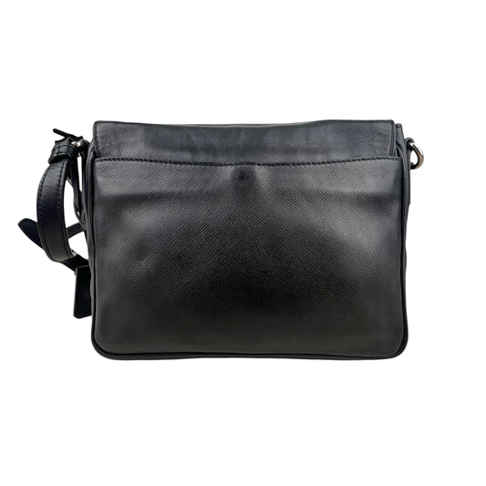 Prada Saffiano Righe Sound Lock crossbody bag