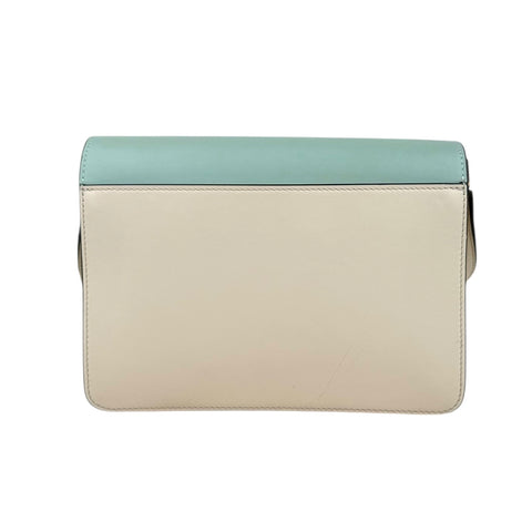 Marni Medium Colorblocked Leather Trunk Shoulder and Crossbody Bag