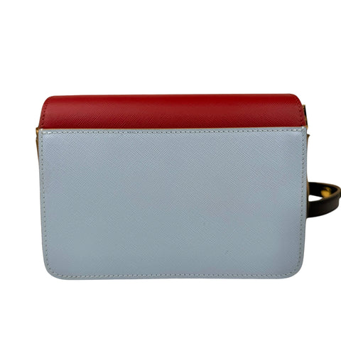 Marni Medium Colorblocked Leather Trunk Shoulder and Crossbody Bag
