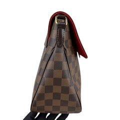 Pre-owned louis-vuitton-besace-roseberry-brown-leather-shoulder-bag-front