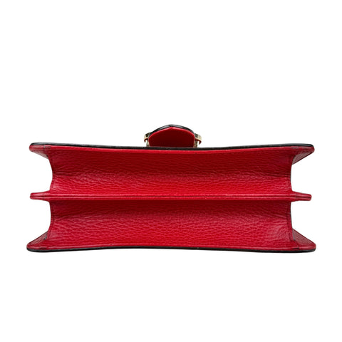 Gucci Small Dollar Interlocking G Crossbody Red