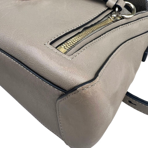 Chloé Faye model shoulder bag in grey leather Collector Square