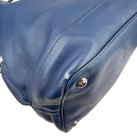Prada Bags Bucket bags Prada Blue Calfskin Leather Bucket Bag