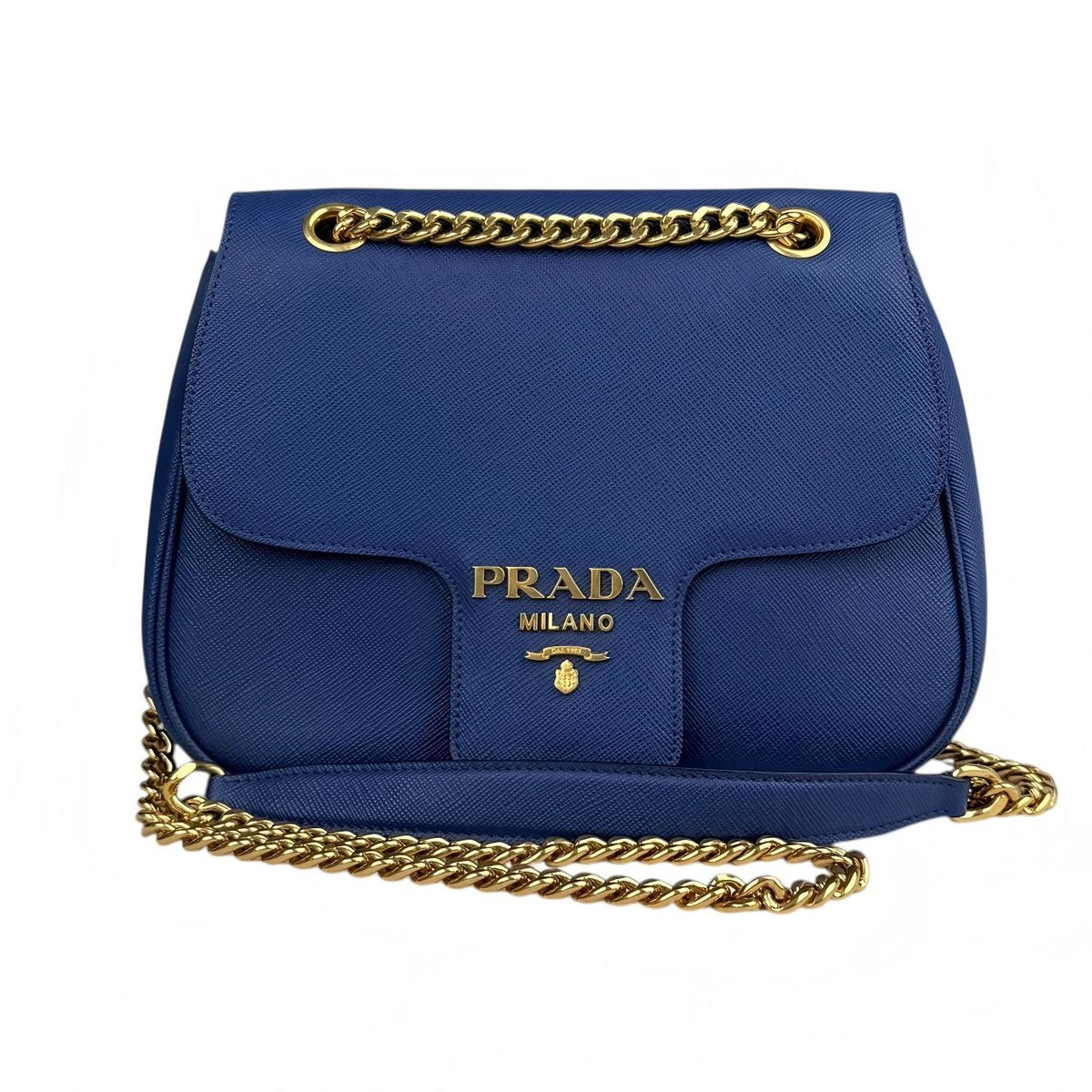 Prada PradaSaffiano Pattina Flap Shoulder Bag