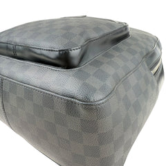 Pre-owned louis-vuitton-damier-graphite-josh-backpack-black-front