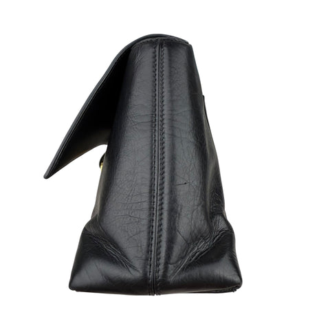 Balenciaga Downtown Black Veau (Calfskin)