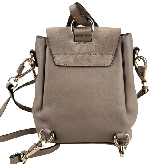 Chloe Suede & Calfskin Small Faye Backpack
